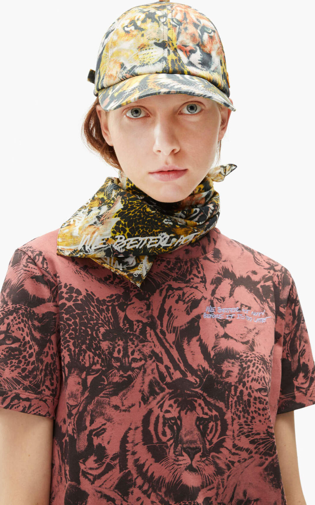 Kenzo Wild虎s loose Tシャツ レディース 暗ピンク - YCDGTE290
